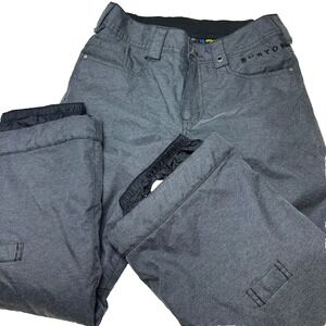 Burton DryRide Insulated Snowboard Ski Snow Winter Pants‎ Size L Charcoal Gray